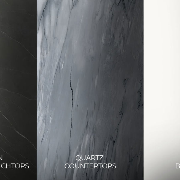 Differences between Ceramic, Porcelain (Rock-plate) and Quartz Countertops