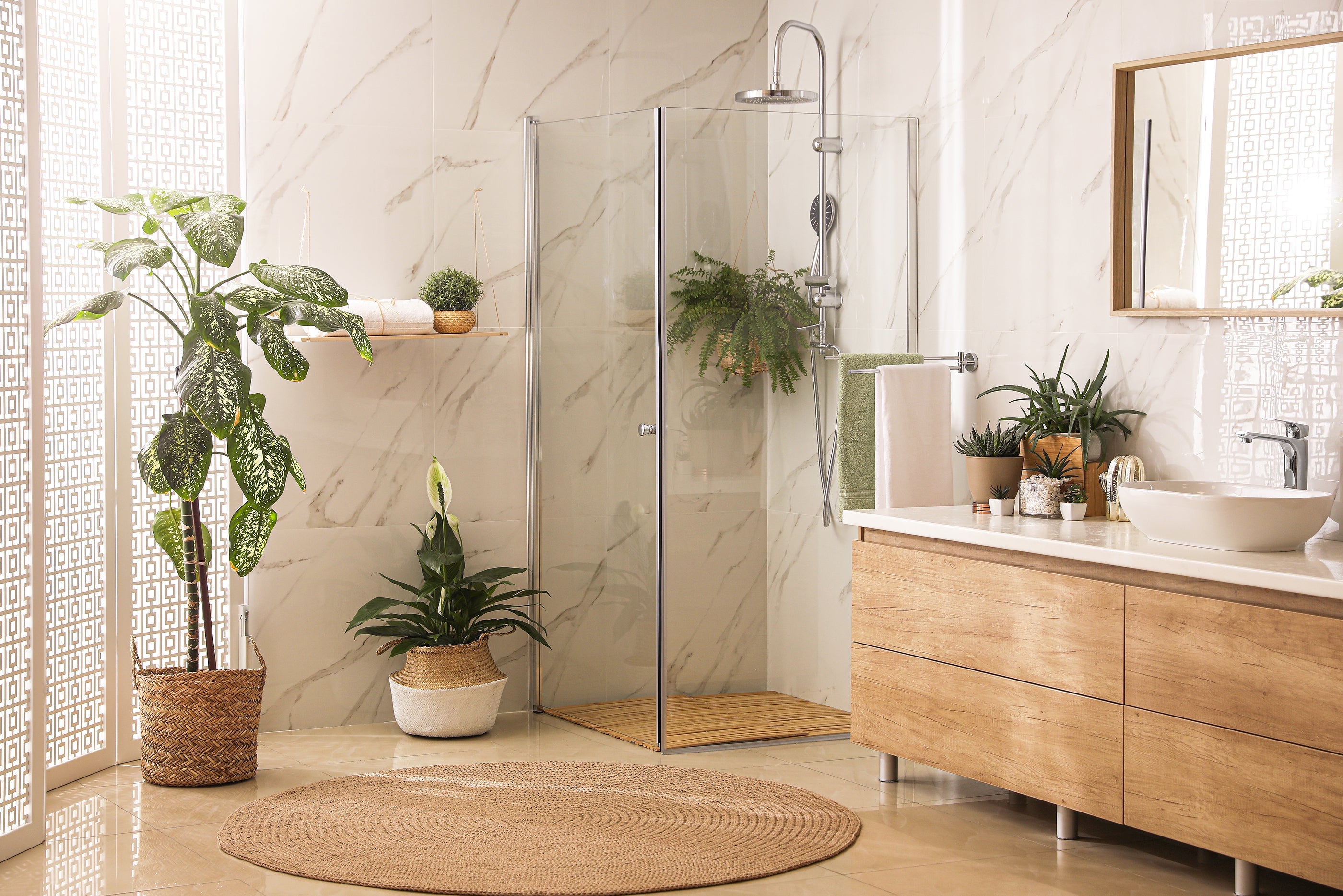 bathrooms