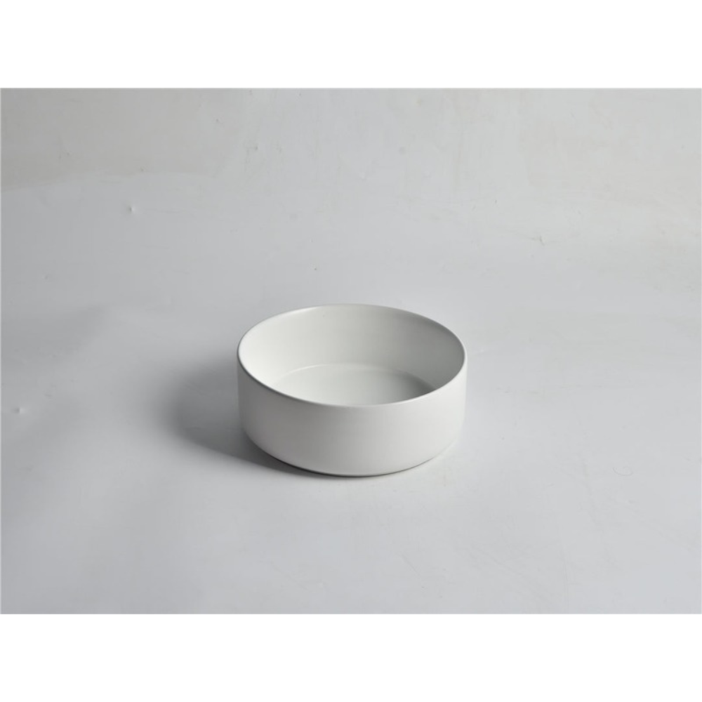 CLAYA ROUND ABOVE COUNTER BASIN MATTE WHITE 300MM