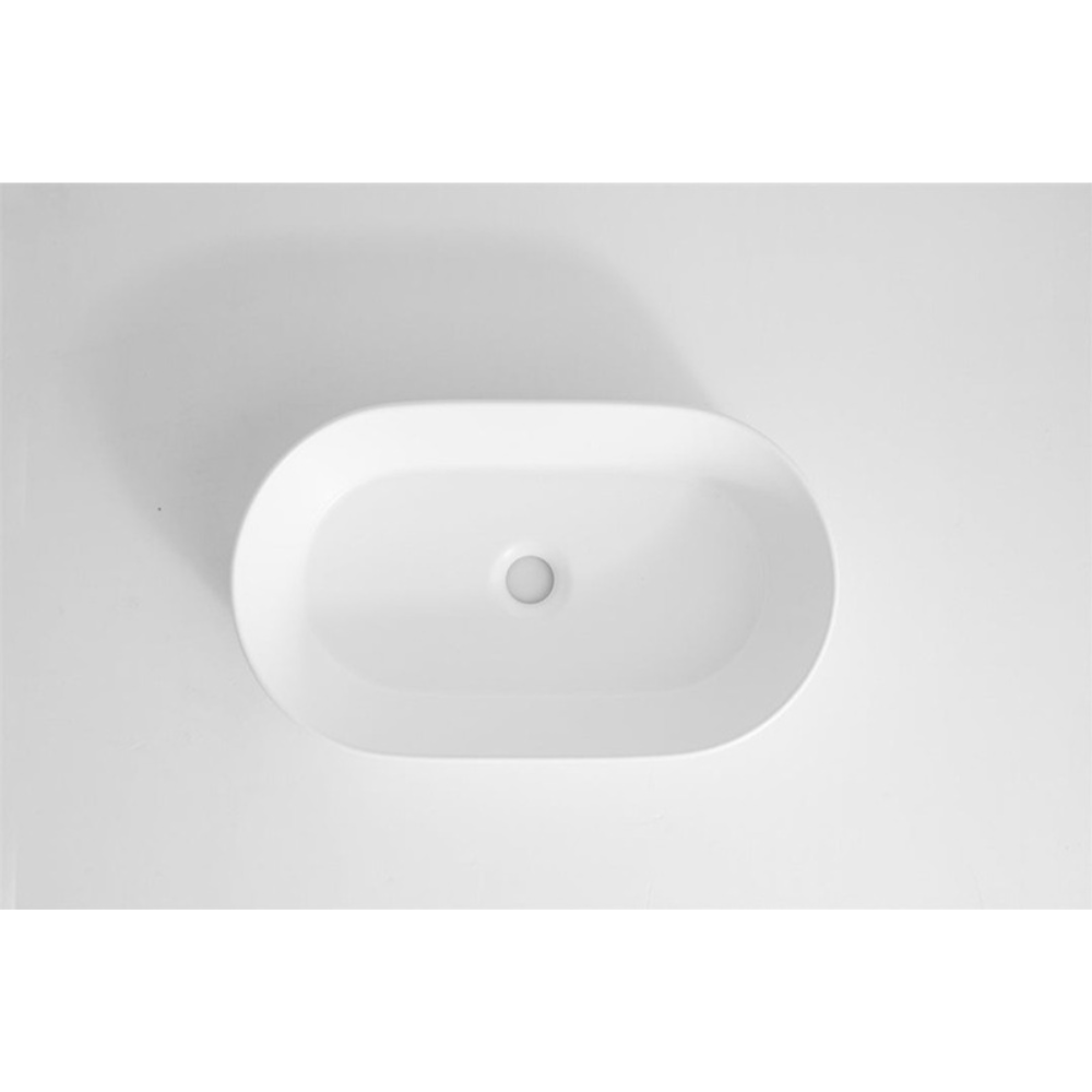 CLAYA PILL ABOVE COUNTER BASIN GLOSS WHITE 525MM