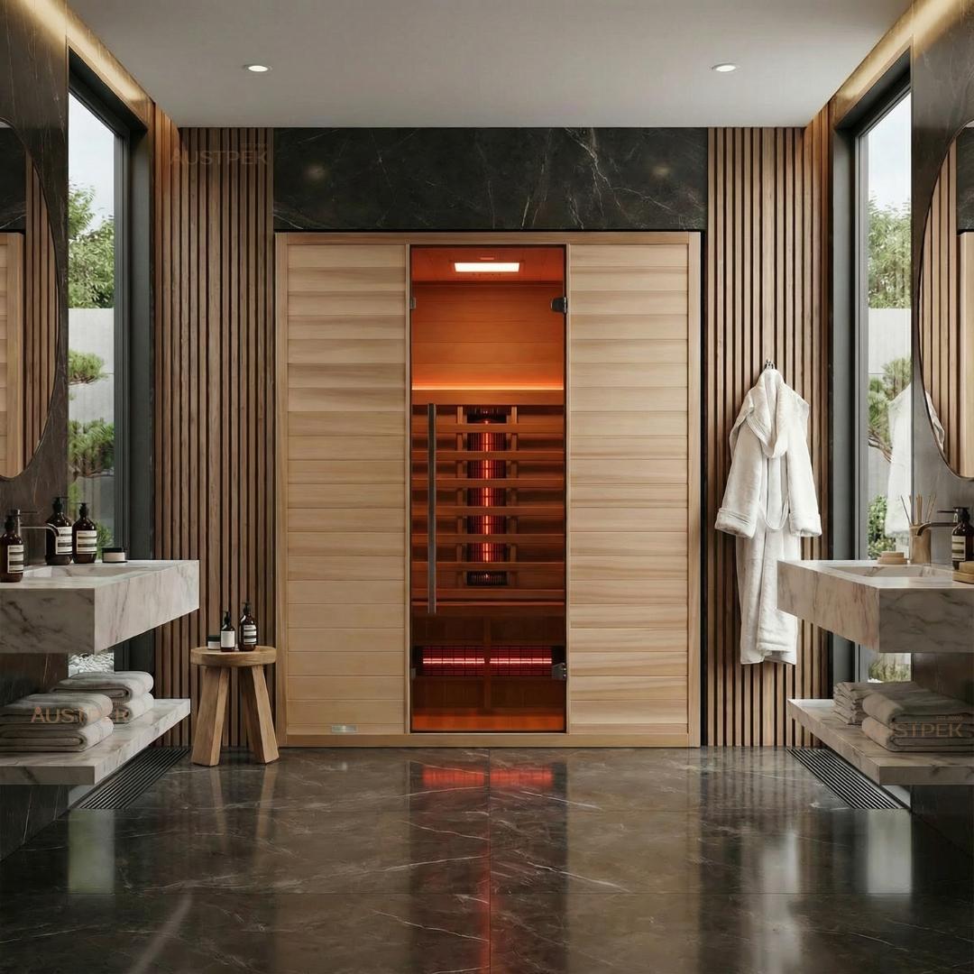 REVEL NOVA 3 PERSON FULL SPECTRUM INFRARED CEDAR SAUNA