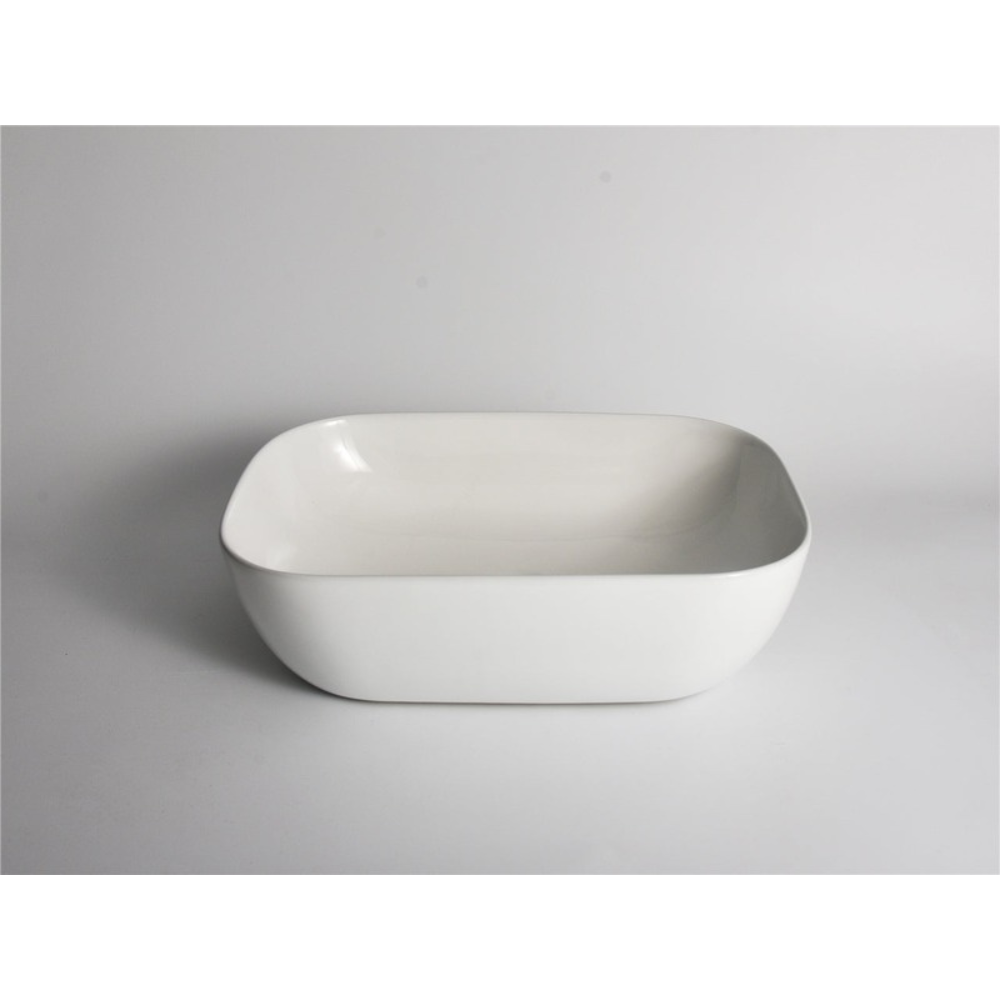 CLAYA OVAL ABOVE COUNTER BASIN GLOSS WHITE 460MM