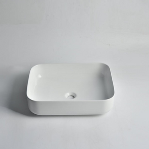 CLAYA OVAL ABOVE COUNTER BASIN GLOSS WHITE 500MM