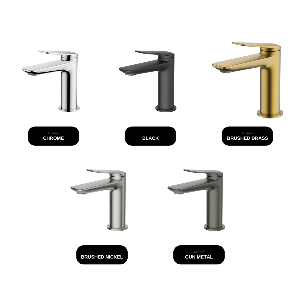 GARETH ASHTON Vela Basin Mixer available finishes