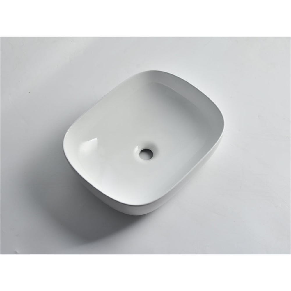 CLAYA OVAL ABOVE COUNTER BASIN GLOSS WHITE 485MM