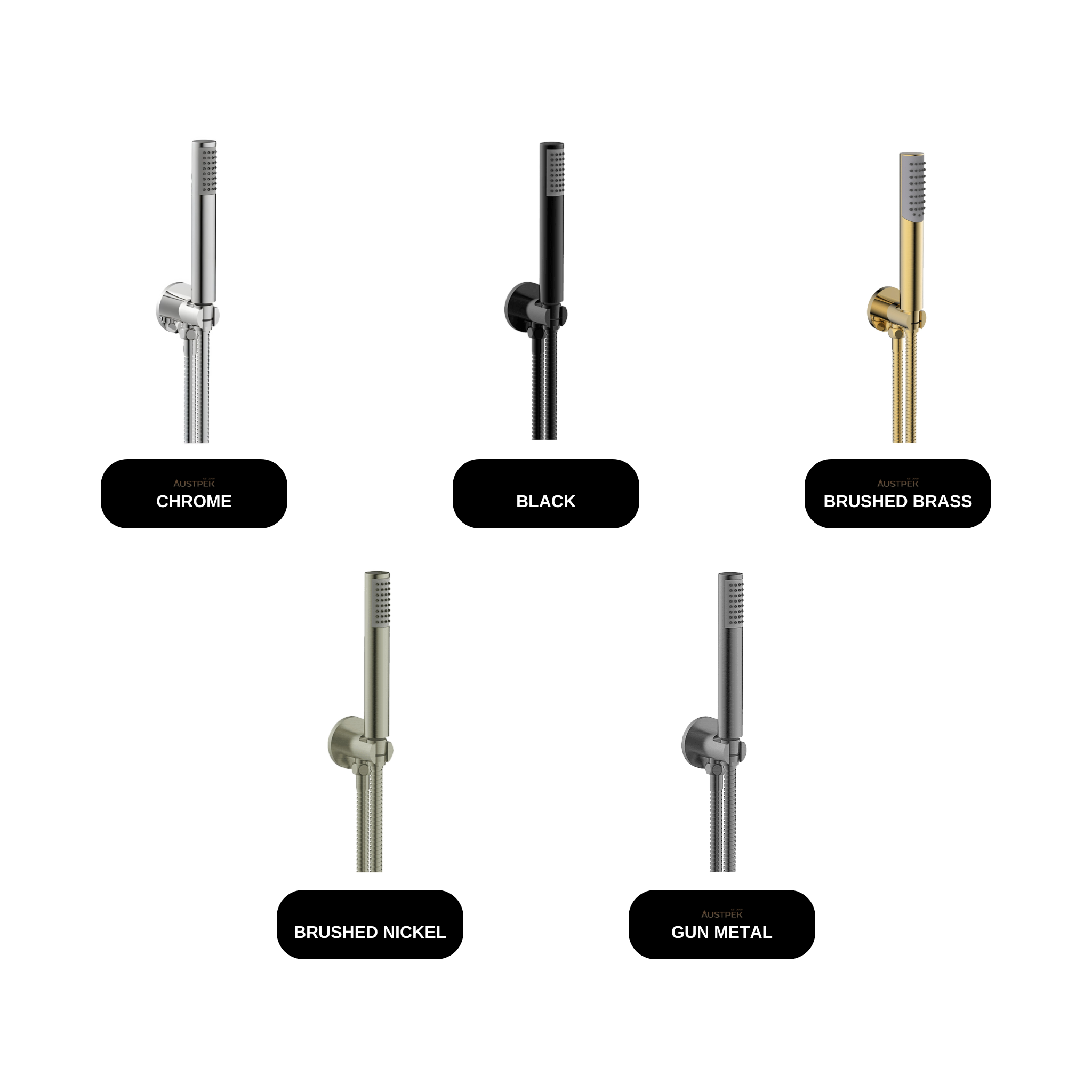 GARETH ASHTON Hand Held Shower 232mm available finishes