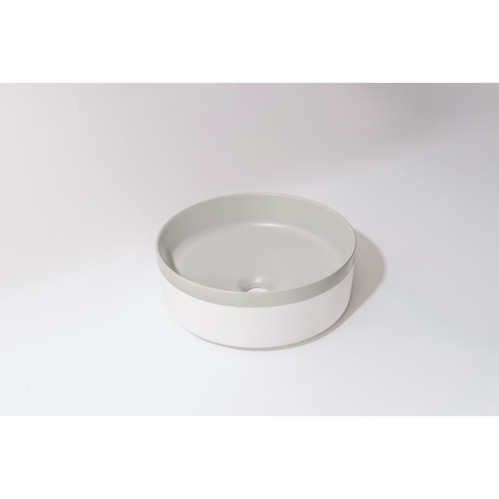 CLAYA COLOUR PLUS ROUND ABOVE COUNTER BASIN DARK GREY 370MM