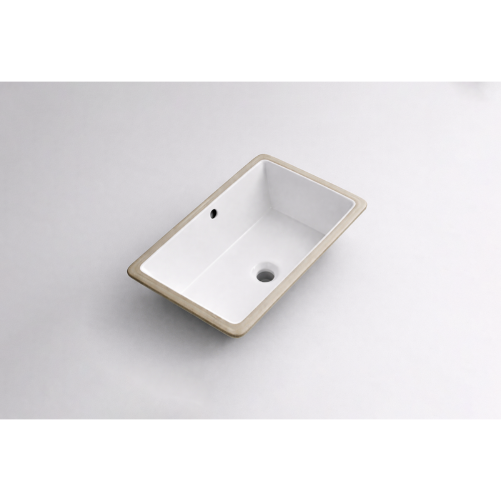 CLAYA RECTANGULAR UNDER COUNTER BASIN MATTE WHITE 530X340MM