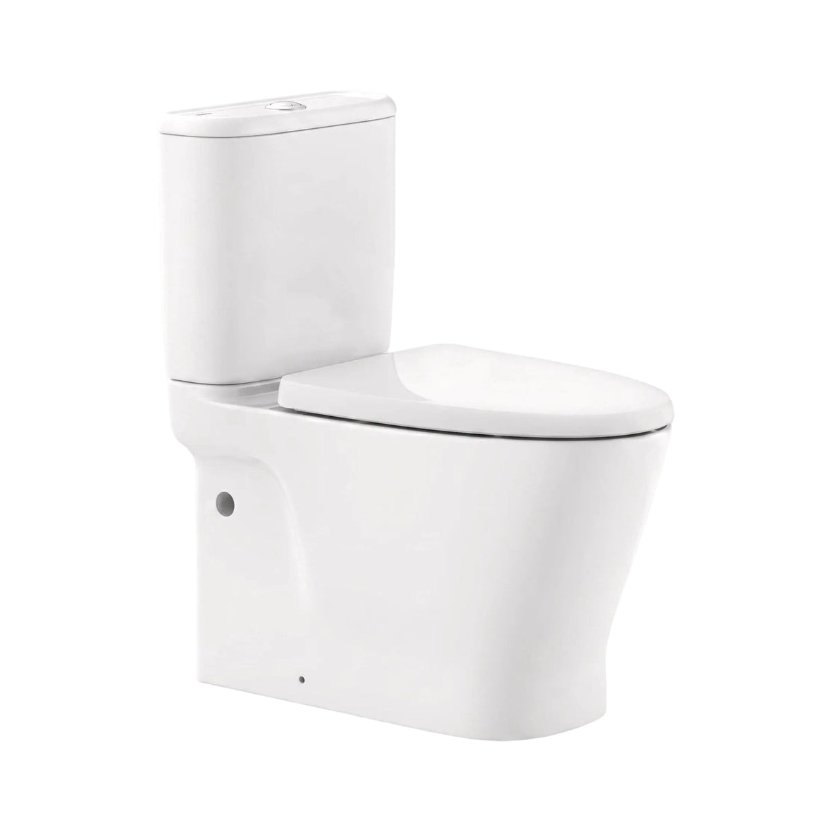 AMERICAN STANDARD LOVEN CLOSE COUPLED BACK-TO-WALL TOILET SUITE BOTTOM INLET WHITE