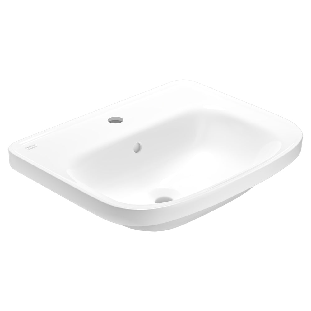 AMERICAN STANDARD LOVEN VANITY BASIN OVERFLOW WHITE 550MM