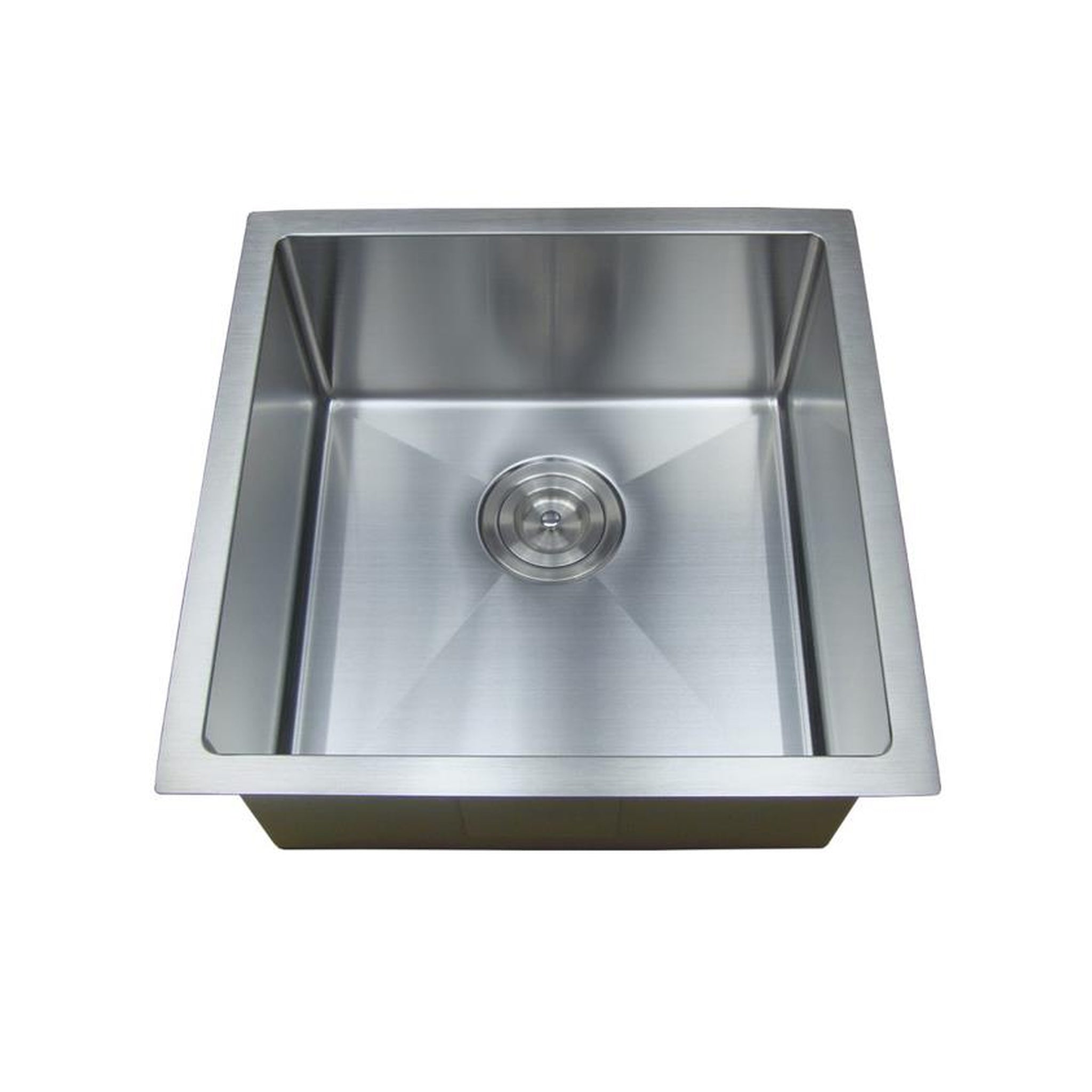 VITO STAINLESS STEEL SINGLE BOWL UNDERMOUNT KITCHEN SINK 450MM