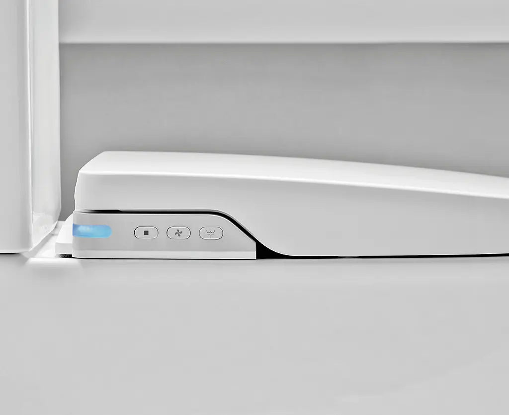 JOHNSON SUISSE LISTO BTW RIMLESS SMART TOILET SUITE W/ REMOTE CONTROL GLOSS WHITE