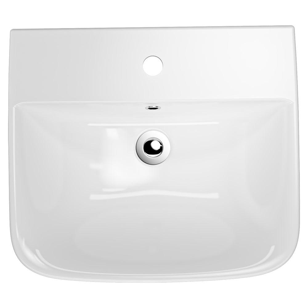 AMERICAN STANDARD CYGNET SEMI INSET BASIN OVERFLOW WHITE 500MM