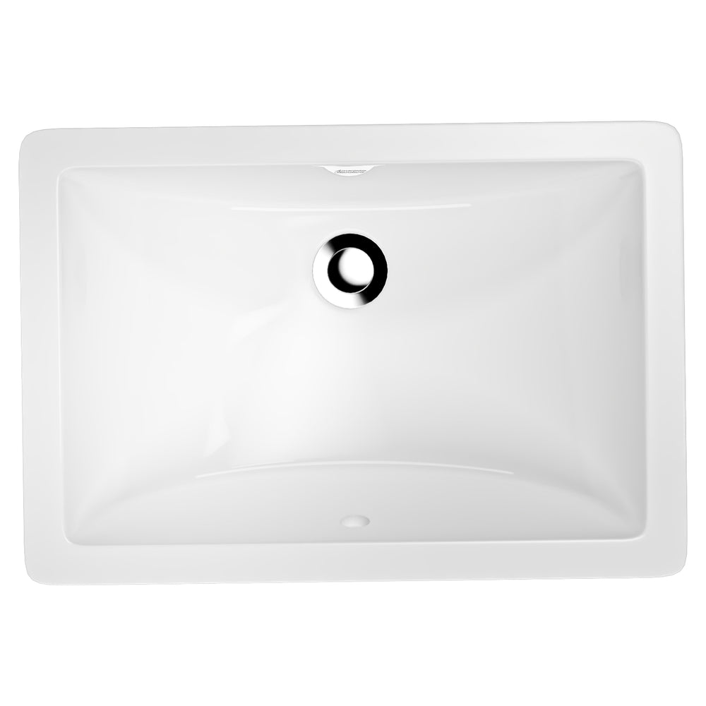 AMERICAN STANDARD CYGNET UNDER COUNTER BASIN OVERFLOW WHITE 550MM
