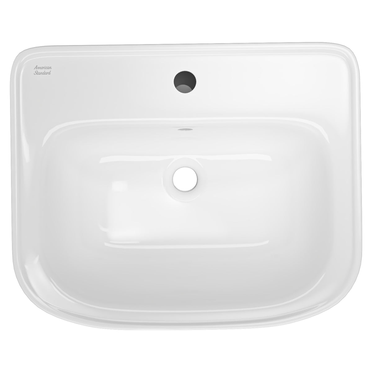 AMERICAN STANDARD LOVEN WALL HUNG BASIN OVERFLOW WHITE 550MM