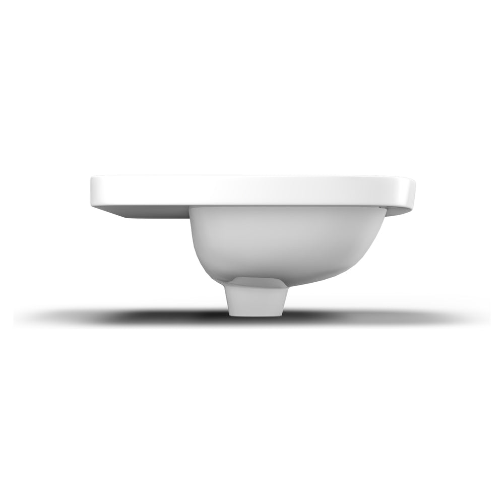 AMERICAN STANDARD LOVEN VANITY BASIN OVERFLOW WHITE 550MM