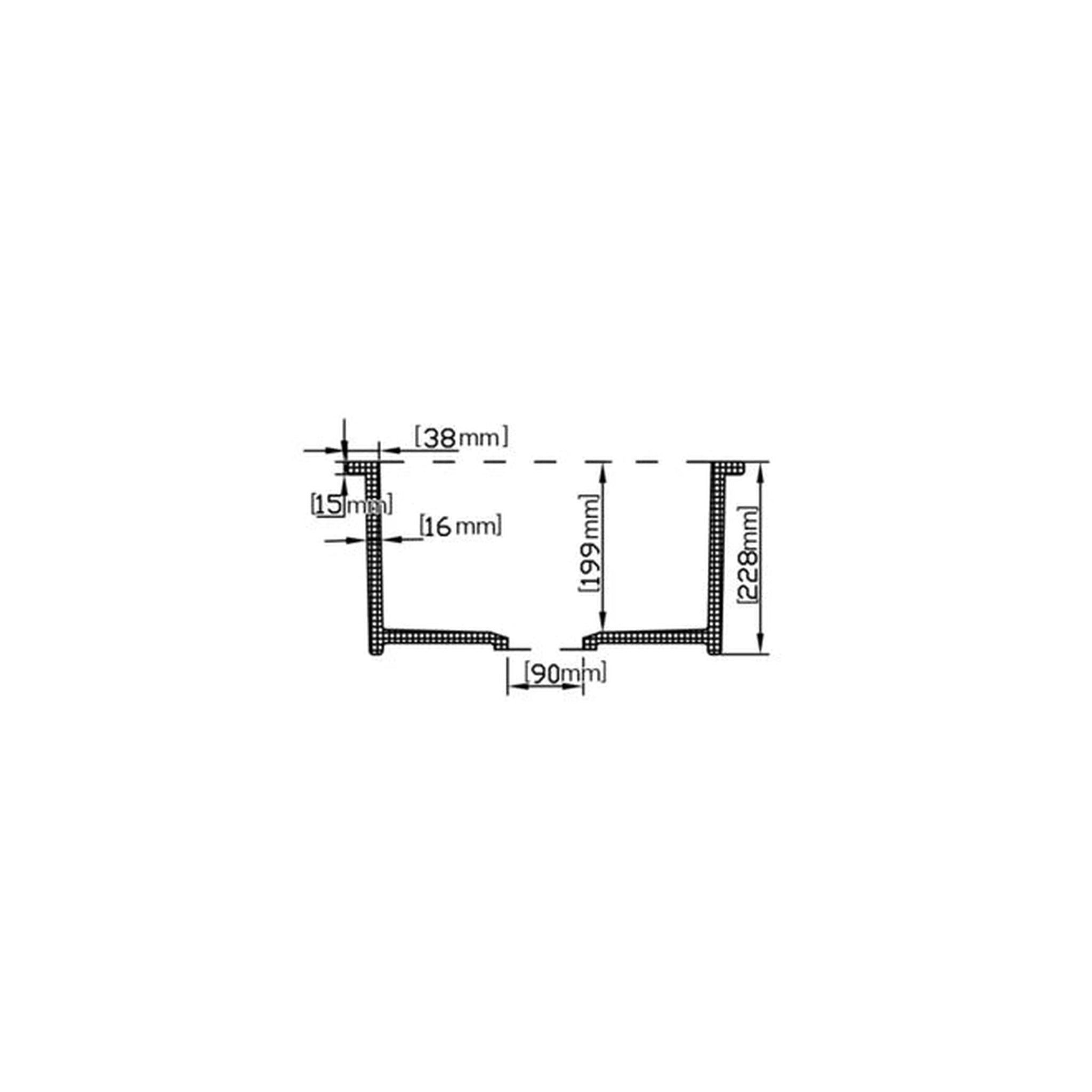 VITO NADIA SINGLE BOWL INSET AND UNDERMOUNT FIRECLAY KITCHEN SINK GLOSS WHITE 457MM