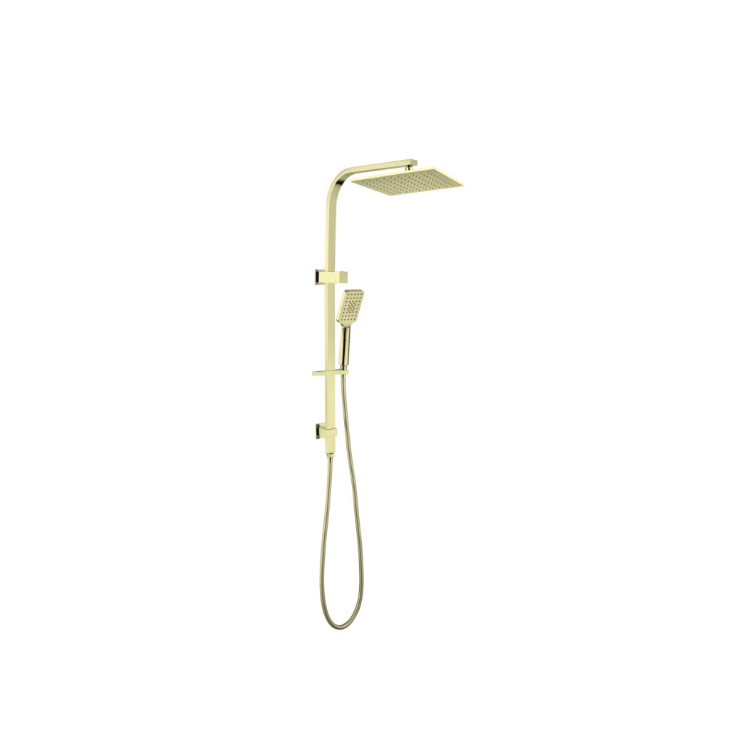 NERO CELIA TWIN SHOWER BRUSHED GOLD