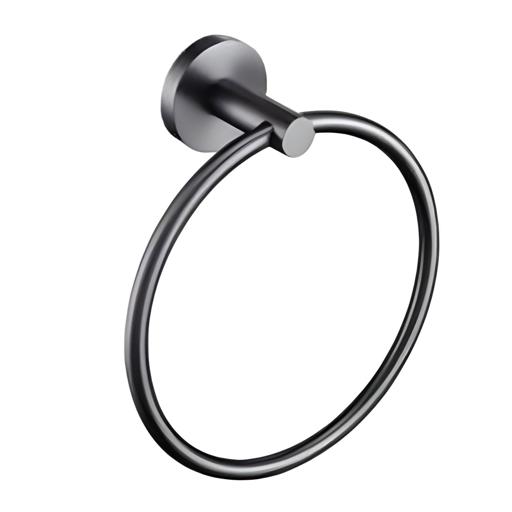 LINSOL LUX S2 HAND TOWEL RING GUN METAL