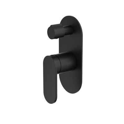 LINSOL CAPO 1-PLATE WALL MIXER WITH DIVERTER 170MM MATTE BLACK