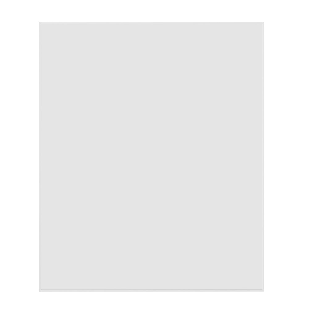 THERMOGROUP ABLAZE RECTANGULAR WHITE FRAMED MIRROR 750X900MM