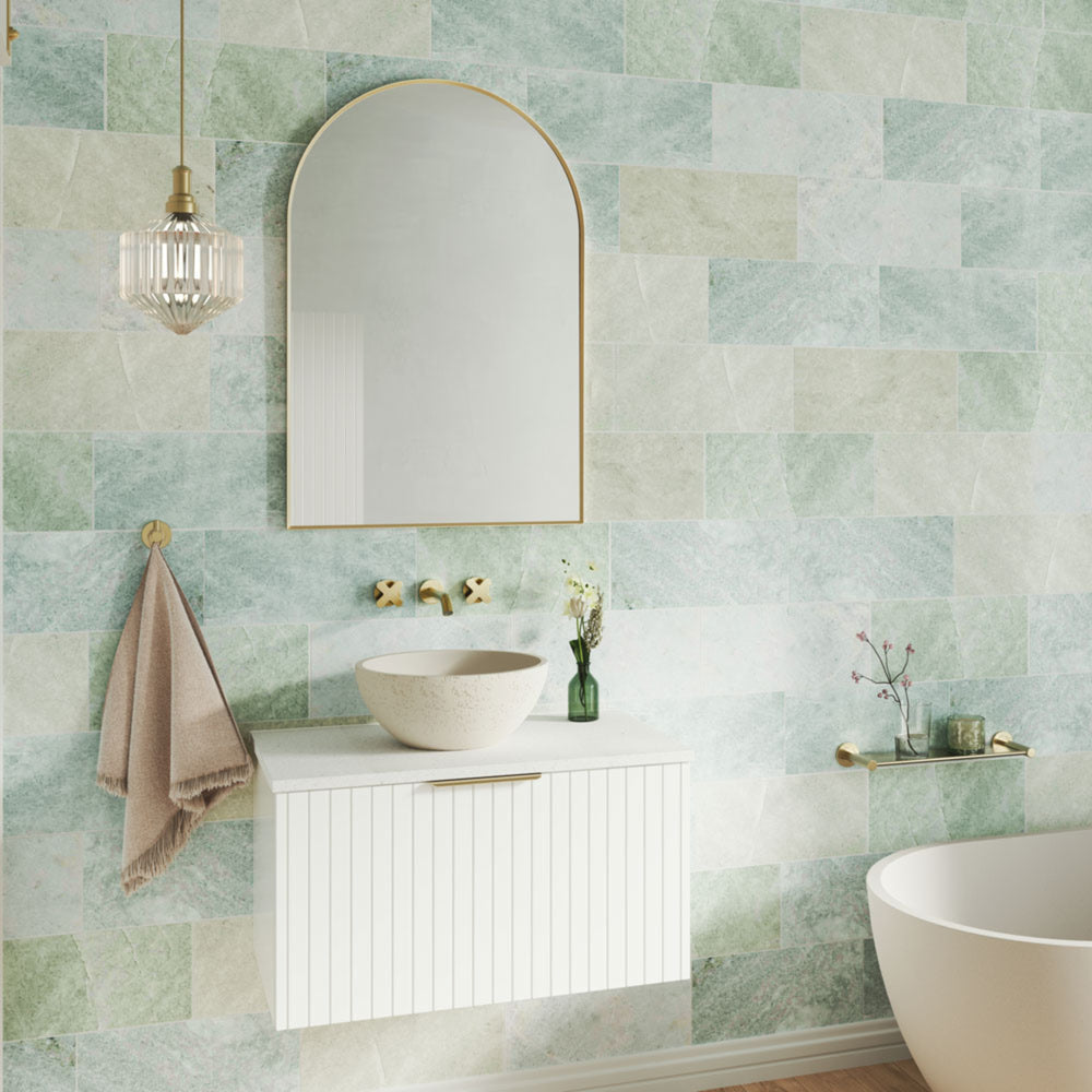 FIENZA ALBA CONCRETE ABOVE COUNTER BASIN WARM WHITE 362MM