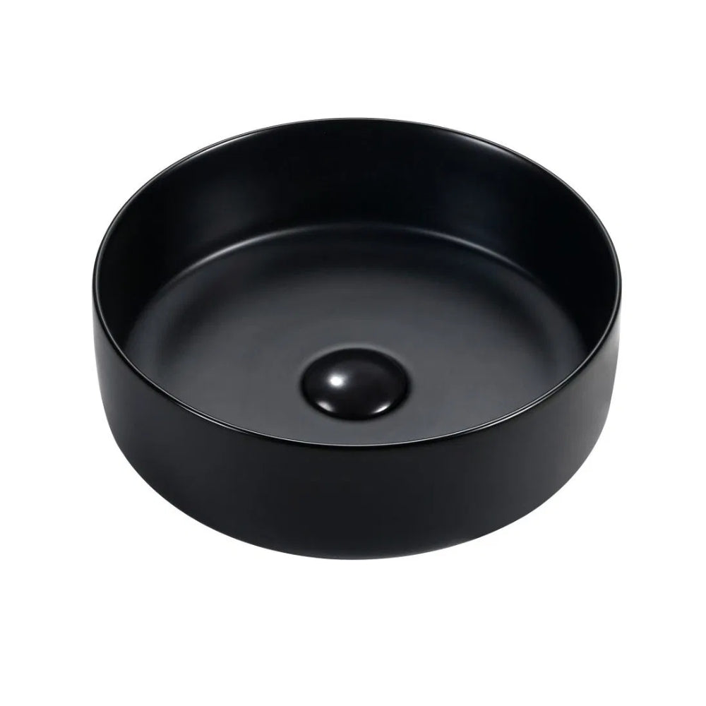 BELLA VISTA ROTONDA ABOVE COUNTER BASIN BLACK 360MM