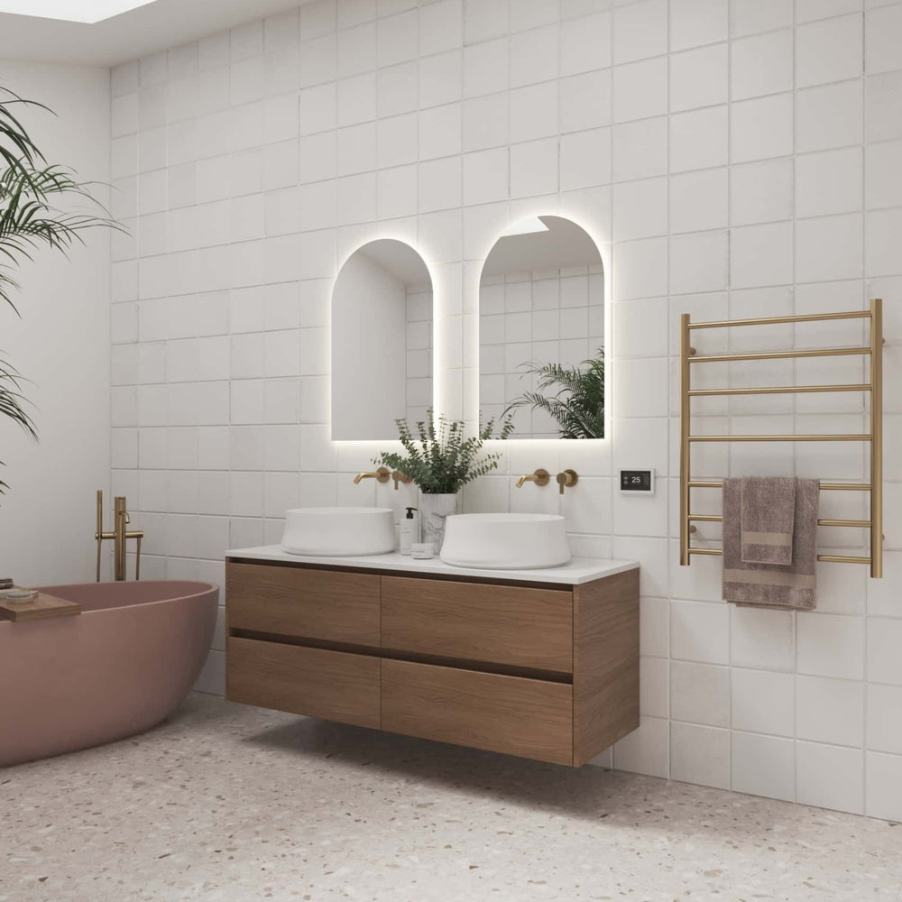 THERMOGROUP ABLAZE ARCH SHAPE PREMIUM BACKLIT MIRROR 500X800MM