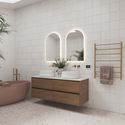 THERMOGROUP ABLAZE ARCH SHAPE PREMIUM BACKLIT MIRROR 500X800MM