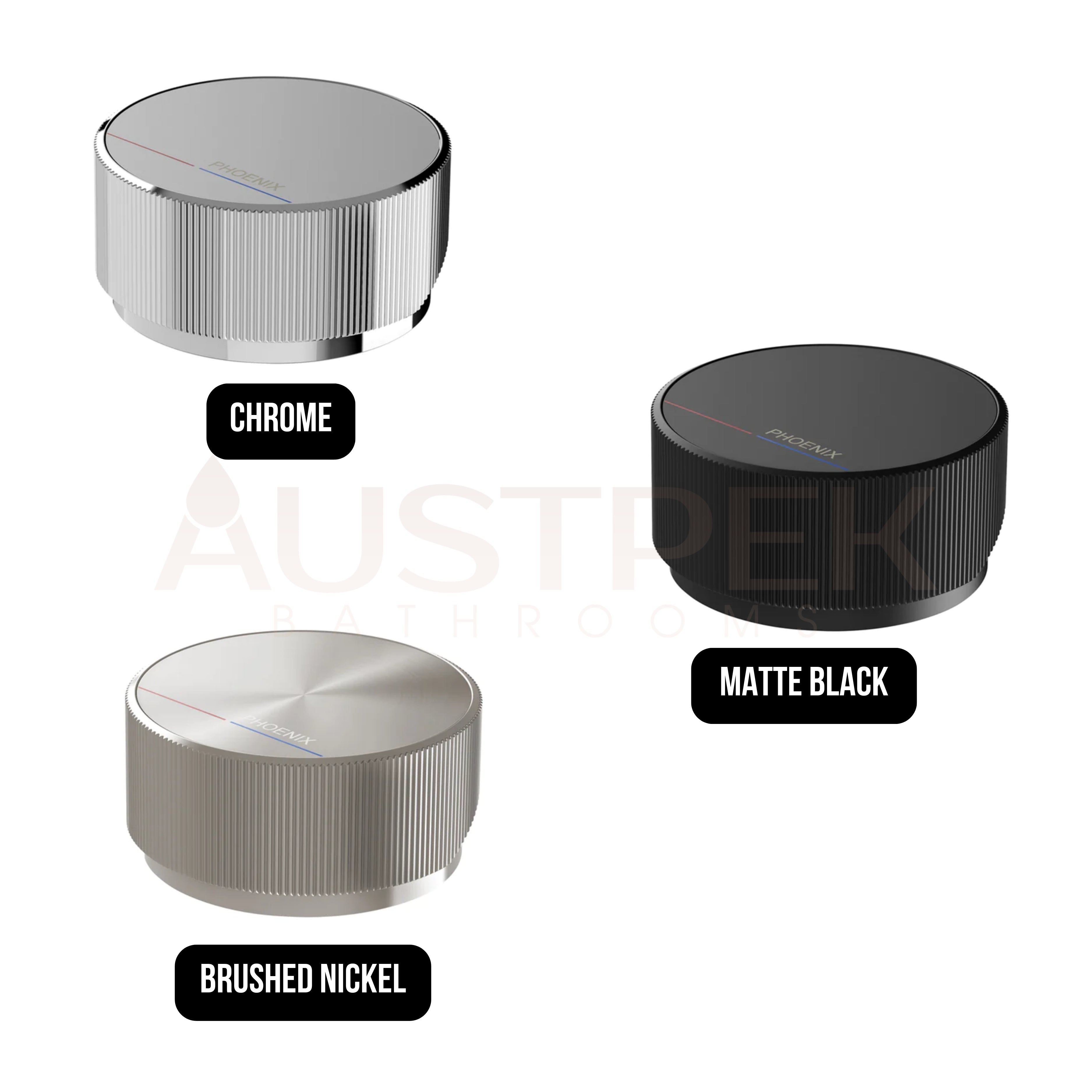 PHOENIX AXIA LEAD FREE HOB MIXER BRUSHED NICKEL