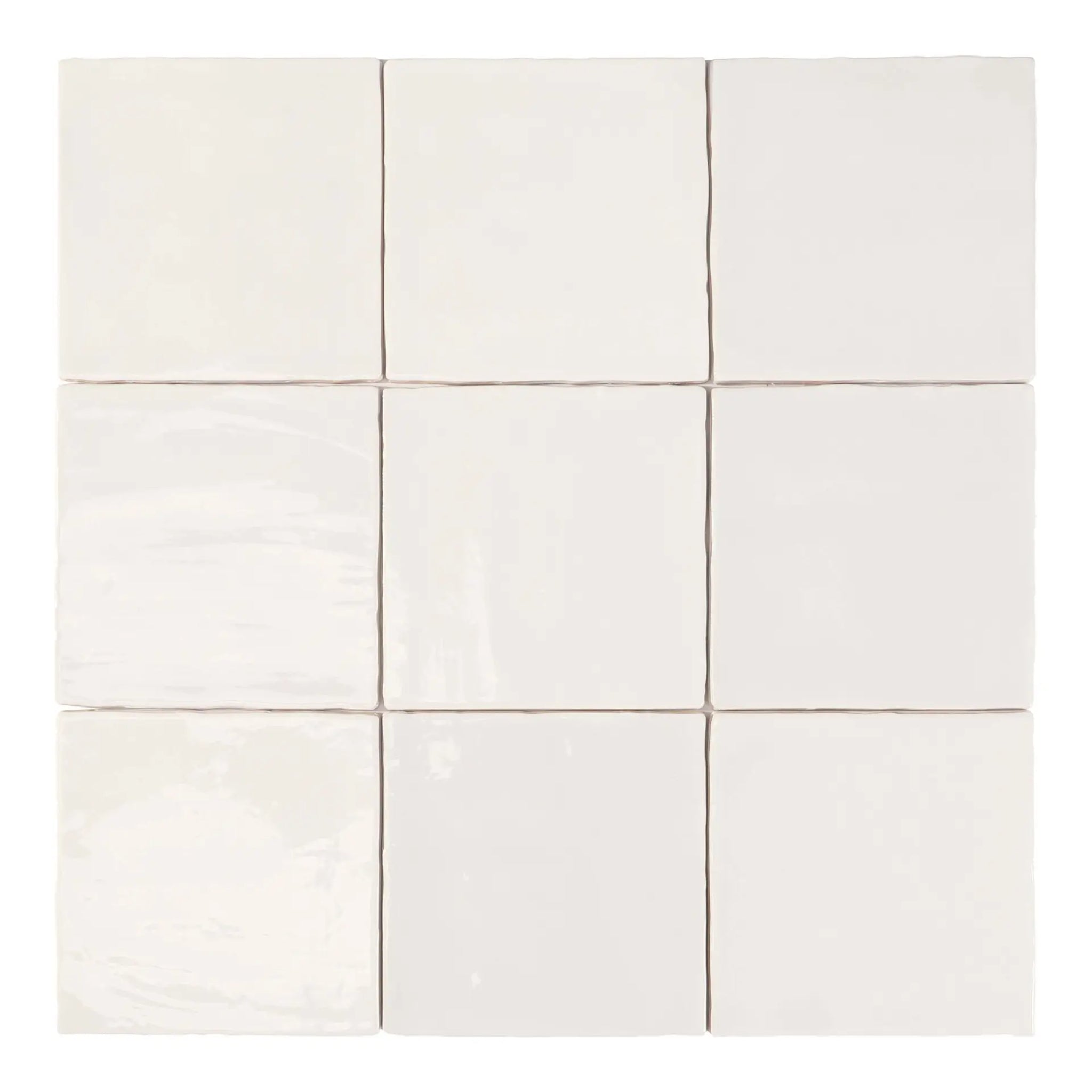 ELITE IMPORTERS TABARCA BLANCO GLOSS 150X150MM SQUARE TILE (PER BOX)