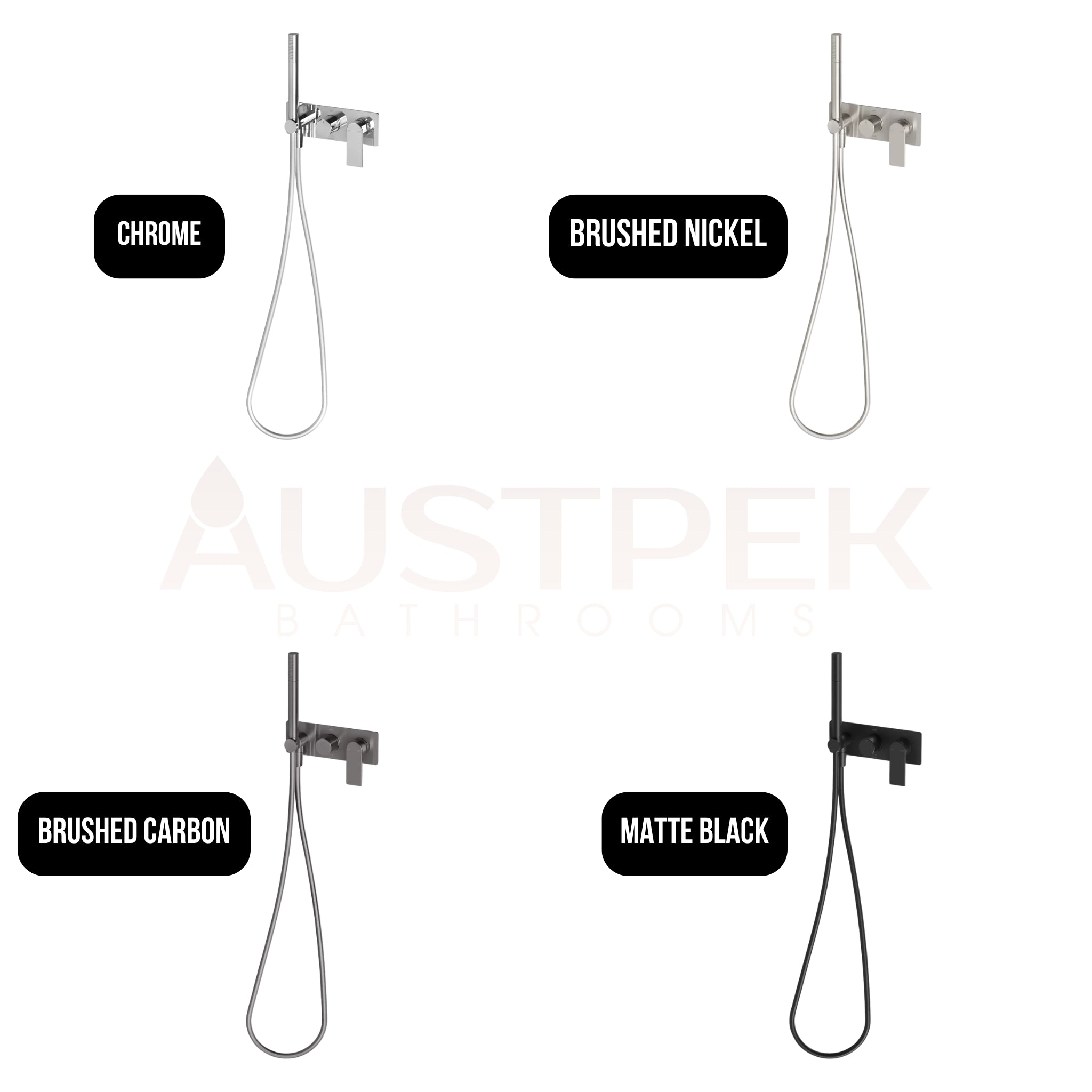 PHOENIX TEEL HAND HELD SHOWER SYSTEM BRUSHED NICKEL