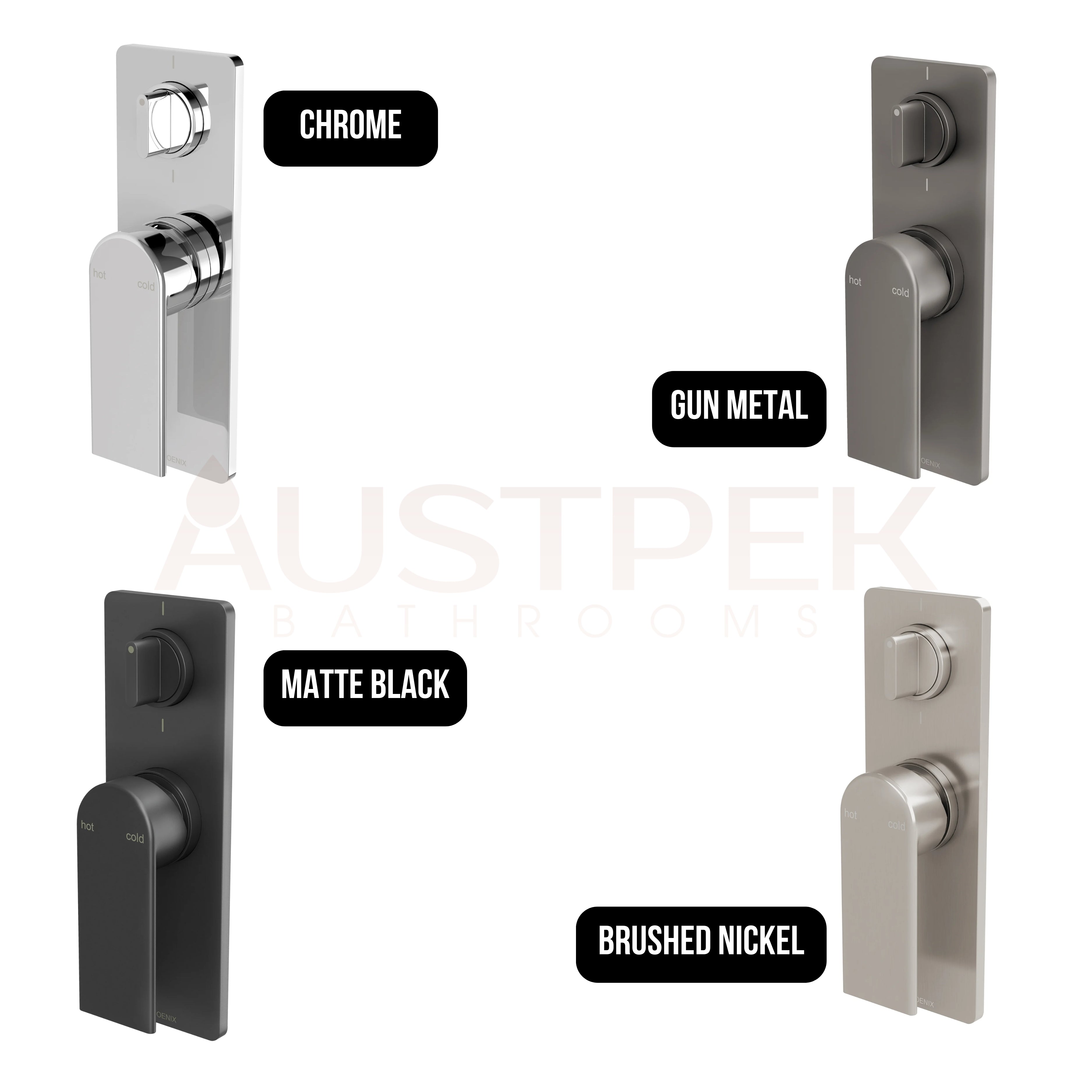 PHOENIX TEEL SHOWER / BATH DIVERTER MIXER CHROME