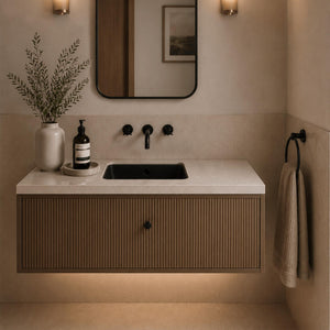 TURNER HASTINGS MINI AGRES UNDER COUNTER BASIN MATTE BLACK 440MM