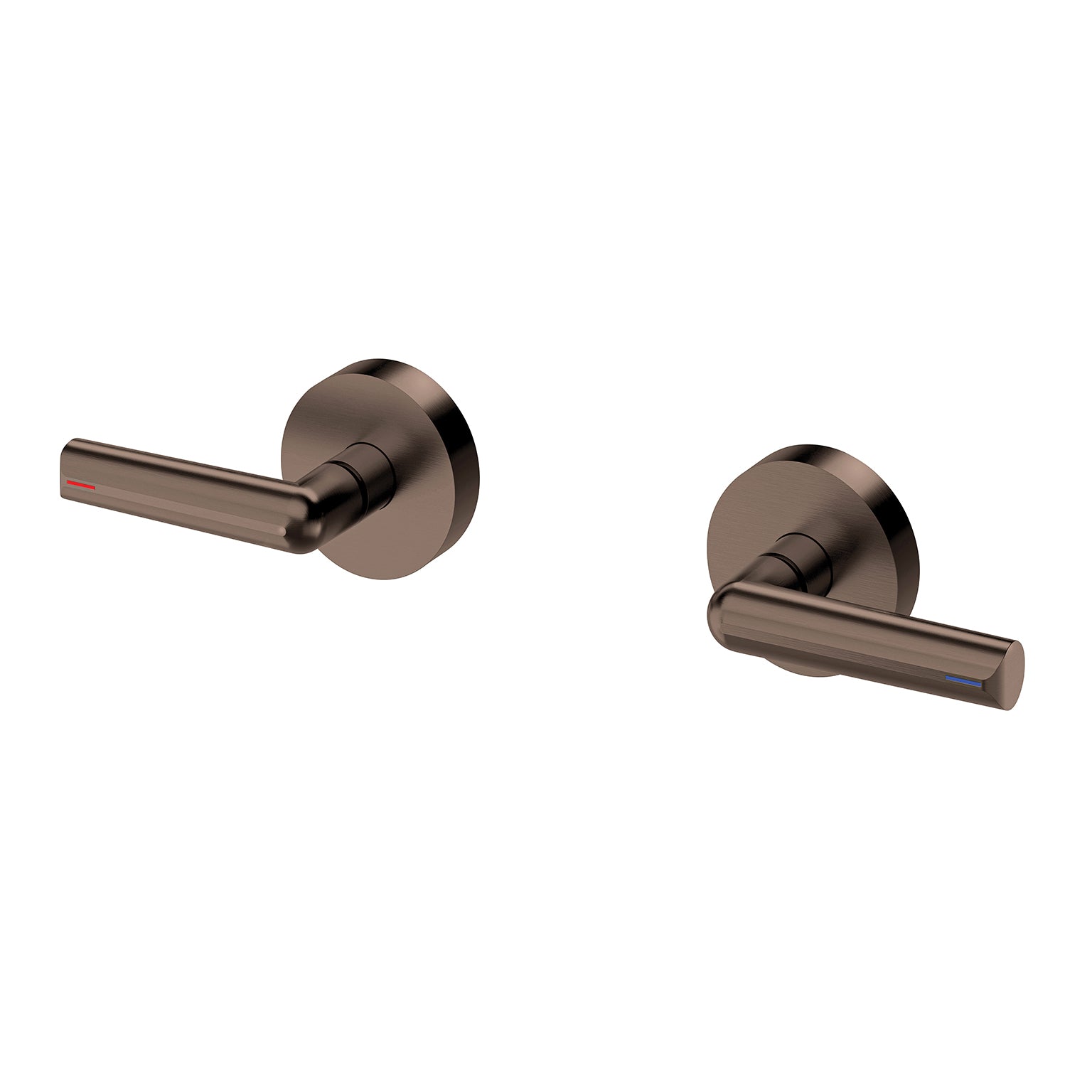 PHOENIX VIVID SLIMLINE PLUS LEVER WALL TOP ASSEMBLIES BRUSHED BRONZE