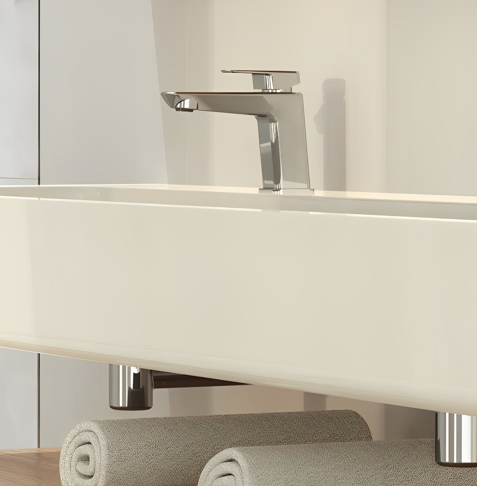 FELTON AXISS II BASIN MIXER 135MM CHROME