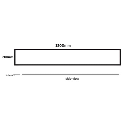 EVERSTONE NUANCE NATURAL 1200X200MM RECTANGLE TILE (PER BOX)