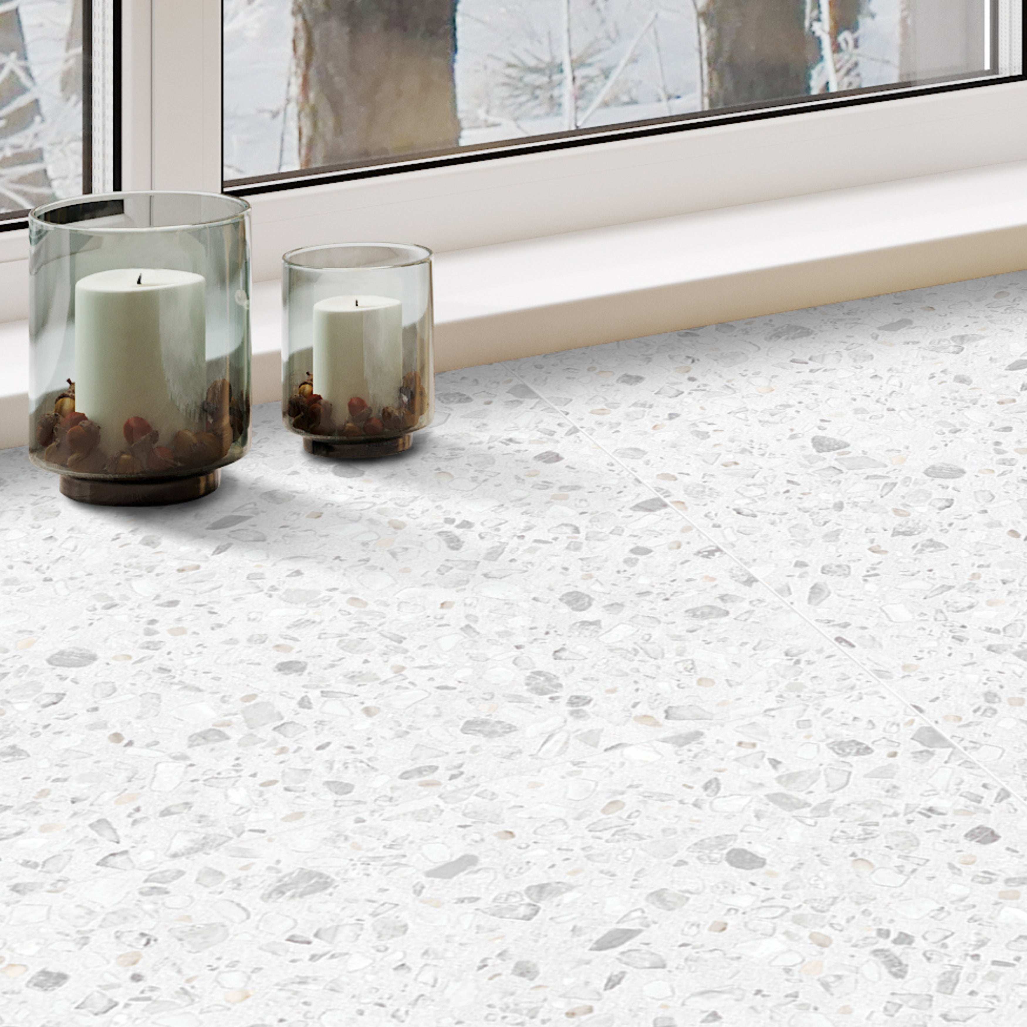 EVERSTONE AGGLO LIDO MATTE 1200X600MM RECTANGULAR TILE (PER BOX)