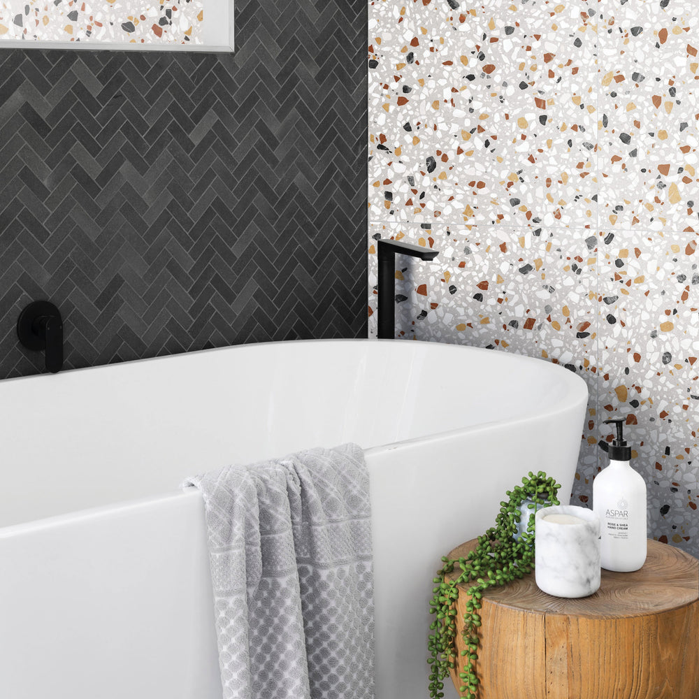 EVERSTONE AGGLO MURANO MATTE 600X300MM RECTANGULAR TILE (PER BOX)