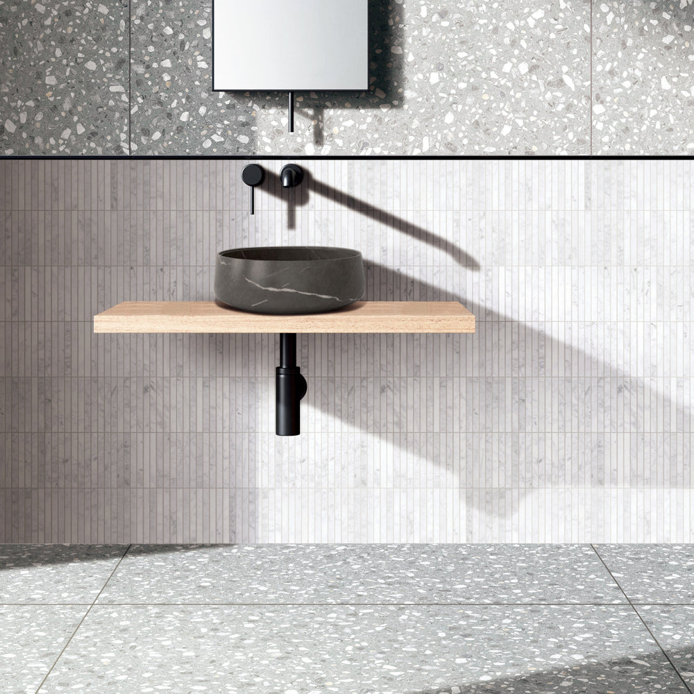 EVERSTONE AGGLO RIALTO MATTE 600X300MM RECTANGULAR TILE (PER BOX)