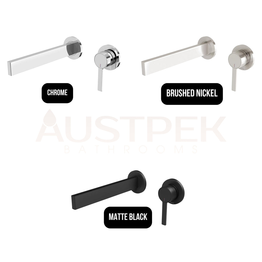 PHOENIX LEXI MKII SWITCHMIX WALL BASIN MIXER SET 200MM CHROME