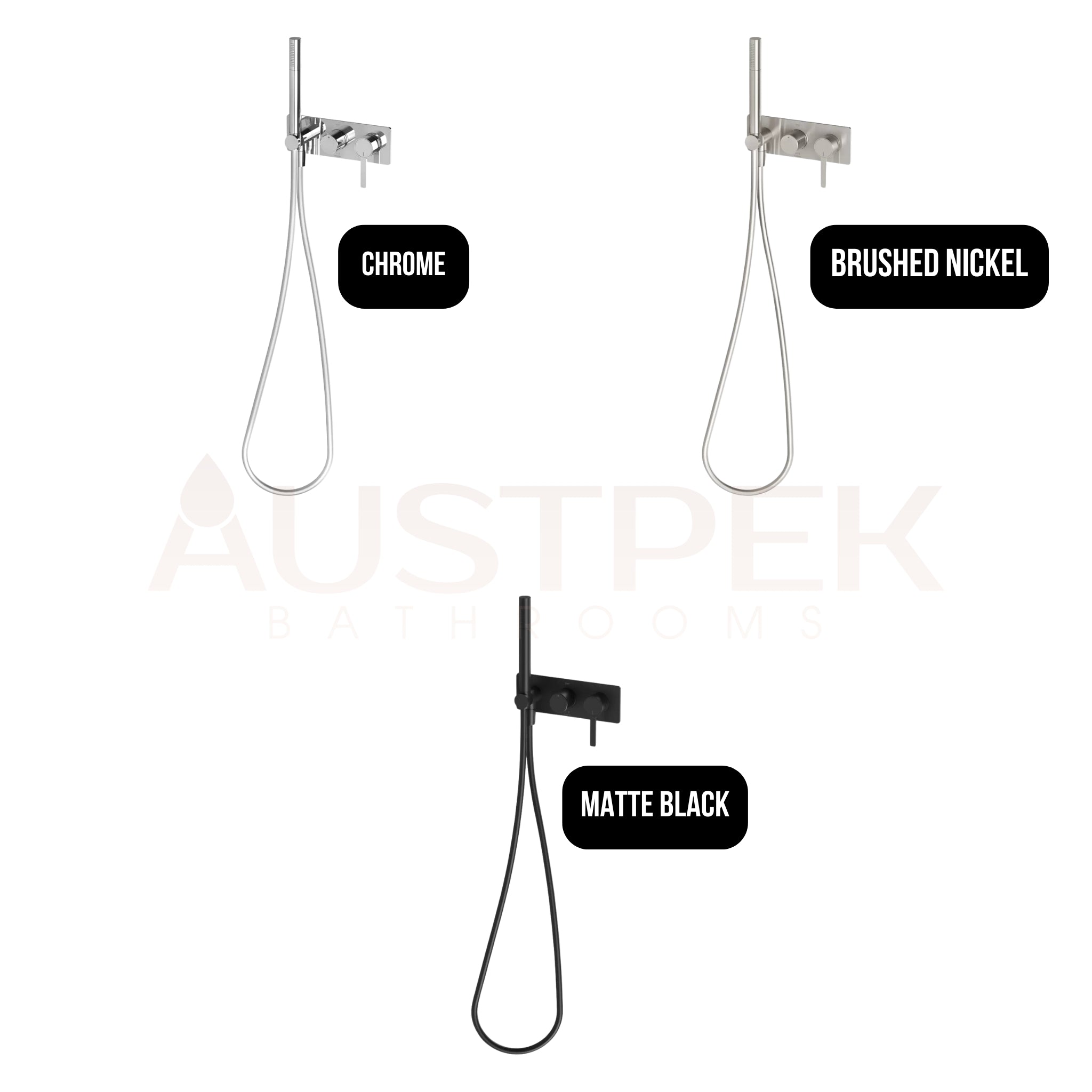 PHOENIX LEXI MKII HAND HELD SHOWER SYSTEM BRUSHED NICKEL