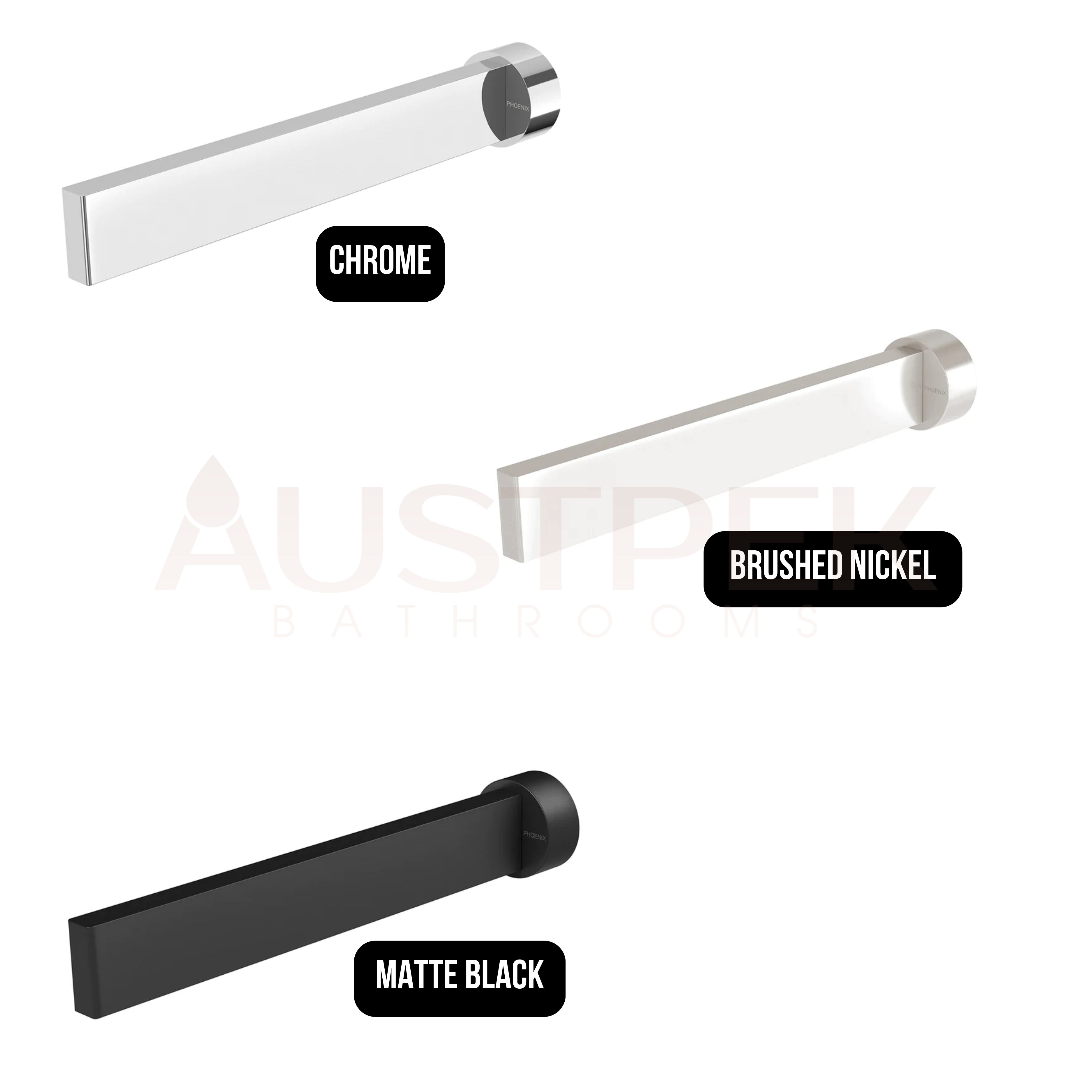 PHOENIX LEXI MKII BATH OUTLET 200MM CHROME