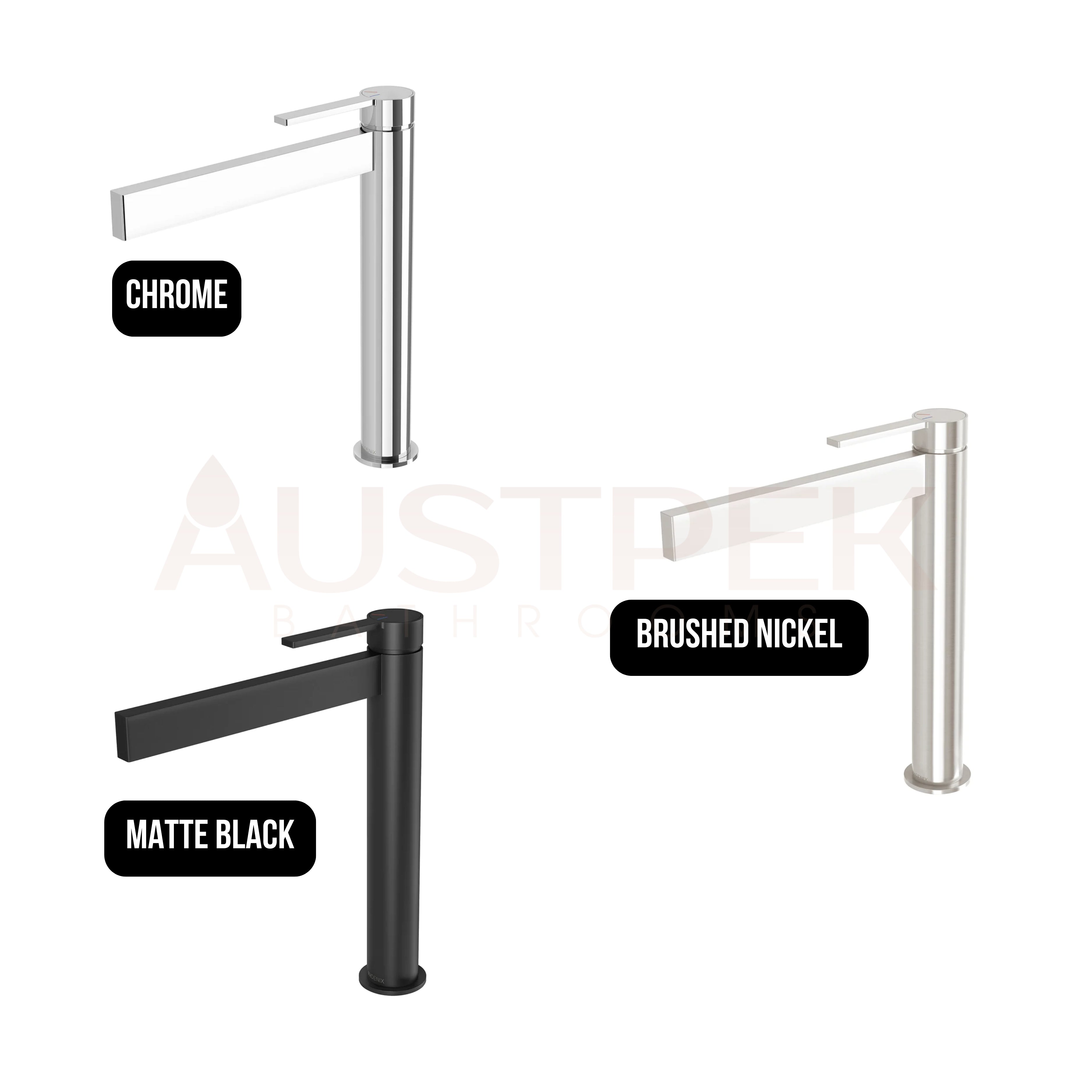 PHOENIX LEXI MKII VESSEL MIXER BRUSHED NICKEL