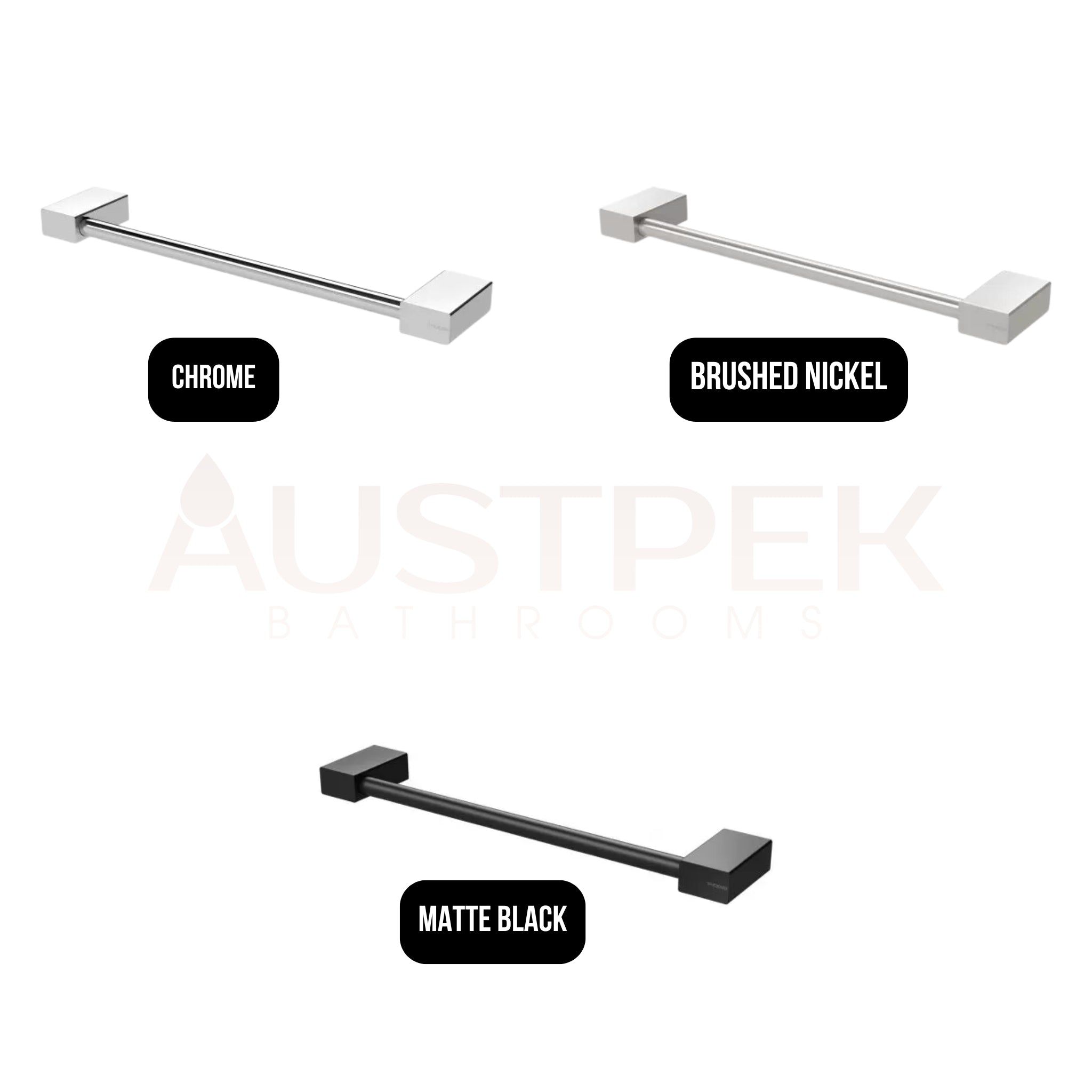 PHOENIX LEXI MKII HAND TOWEL HOLDER 391MM MATTE BLACK