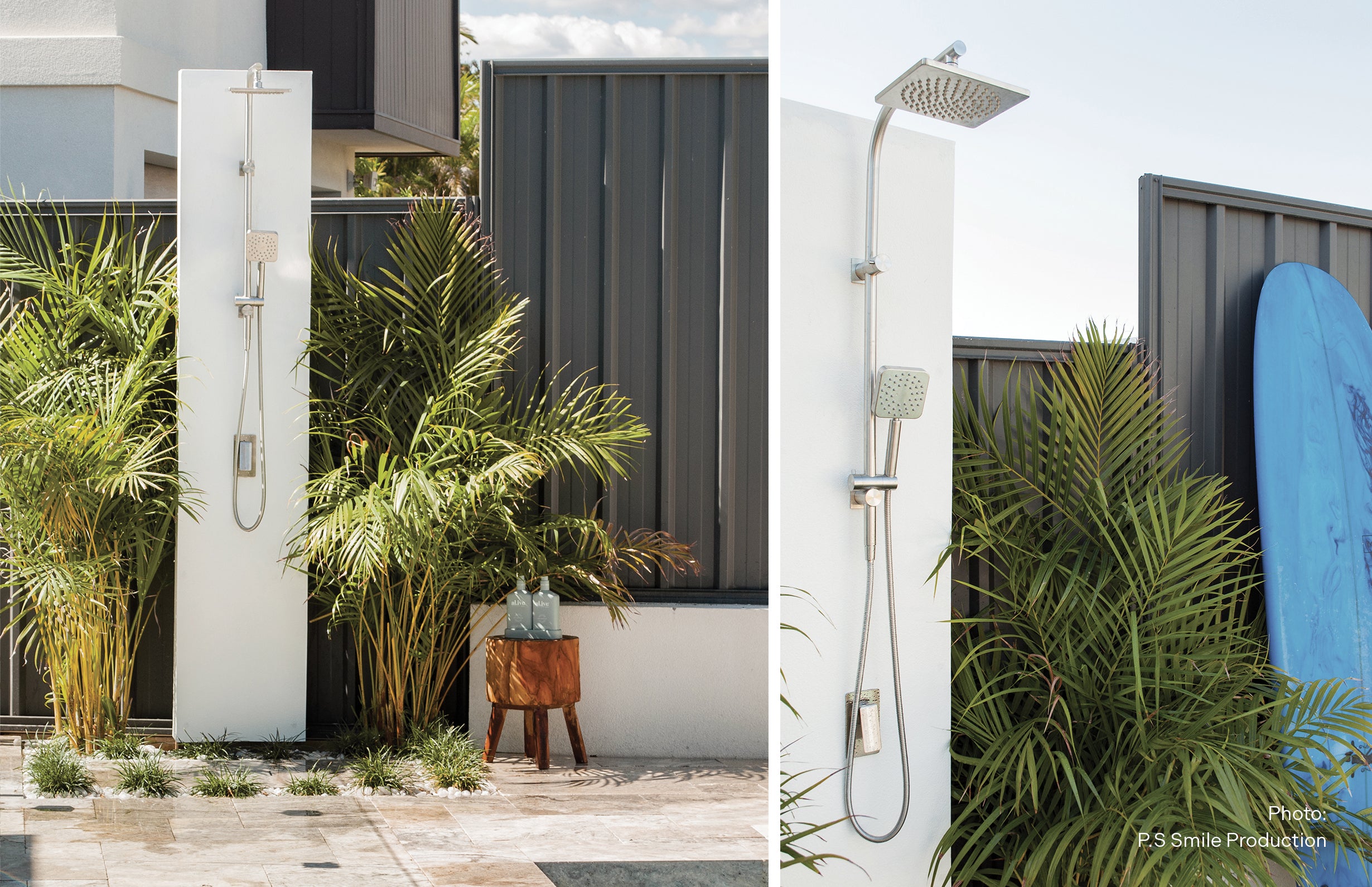 PHOENIX ENVIRO316 LEAD FREE SHOWER / WALL MIXER 140MM STAINLESS STEEL