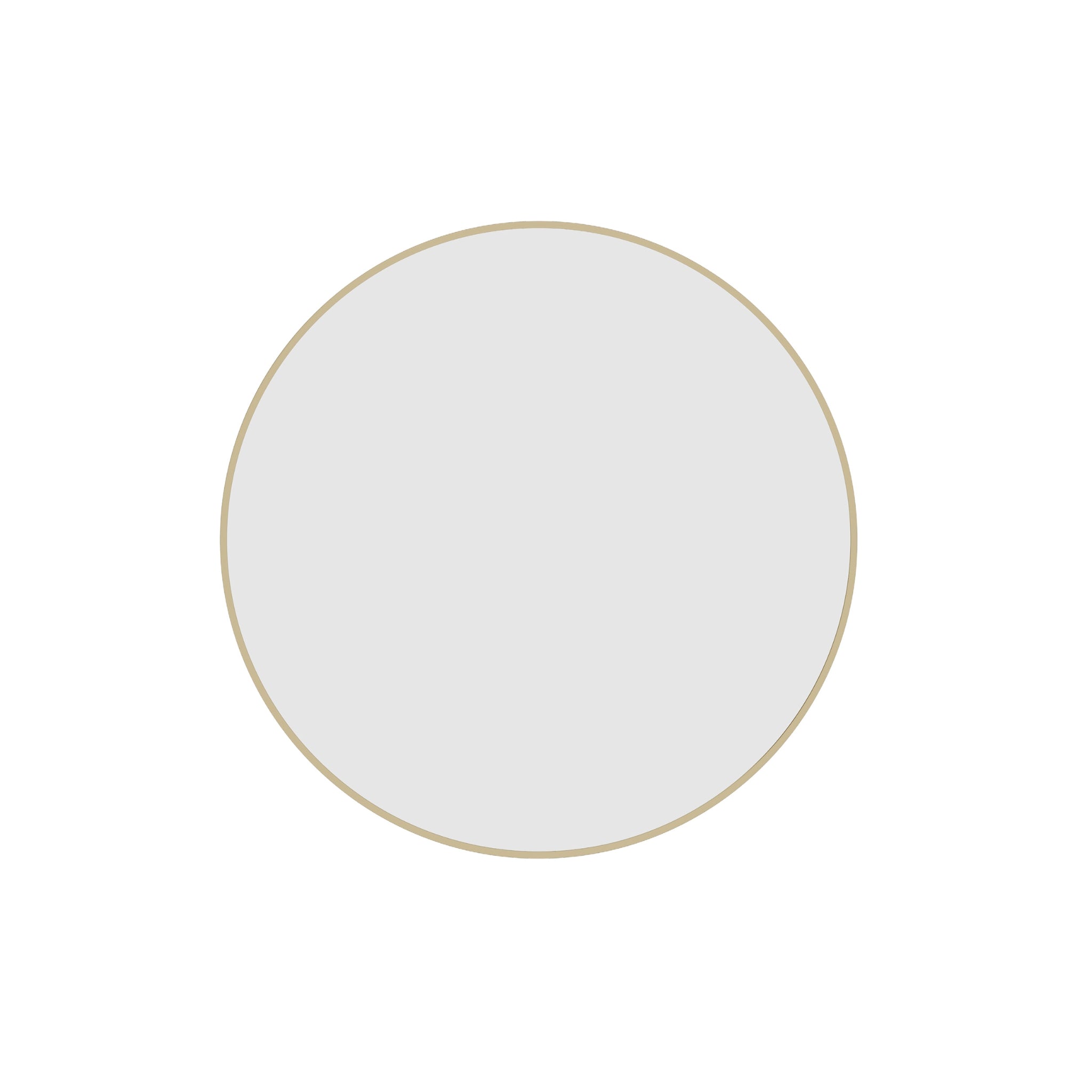 THERMOGROUP ABLAZE ROUND GOLD FRAMED MIRROR INCLUDING DEMISTER 600MM