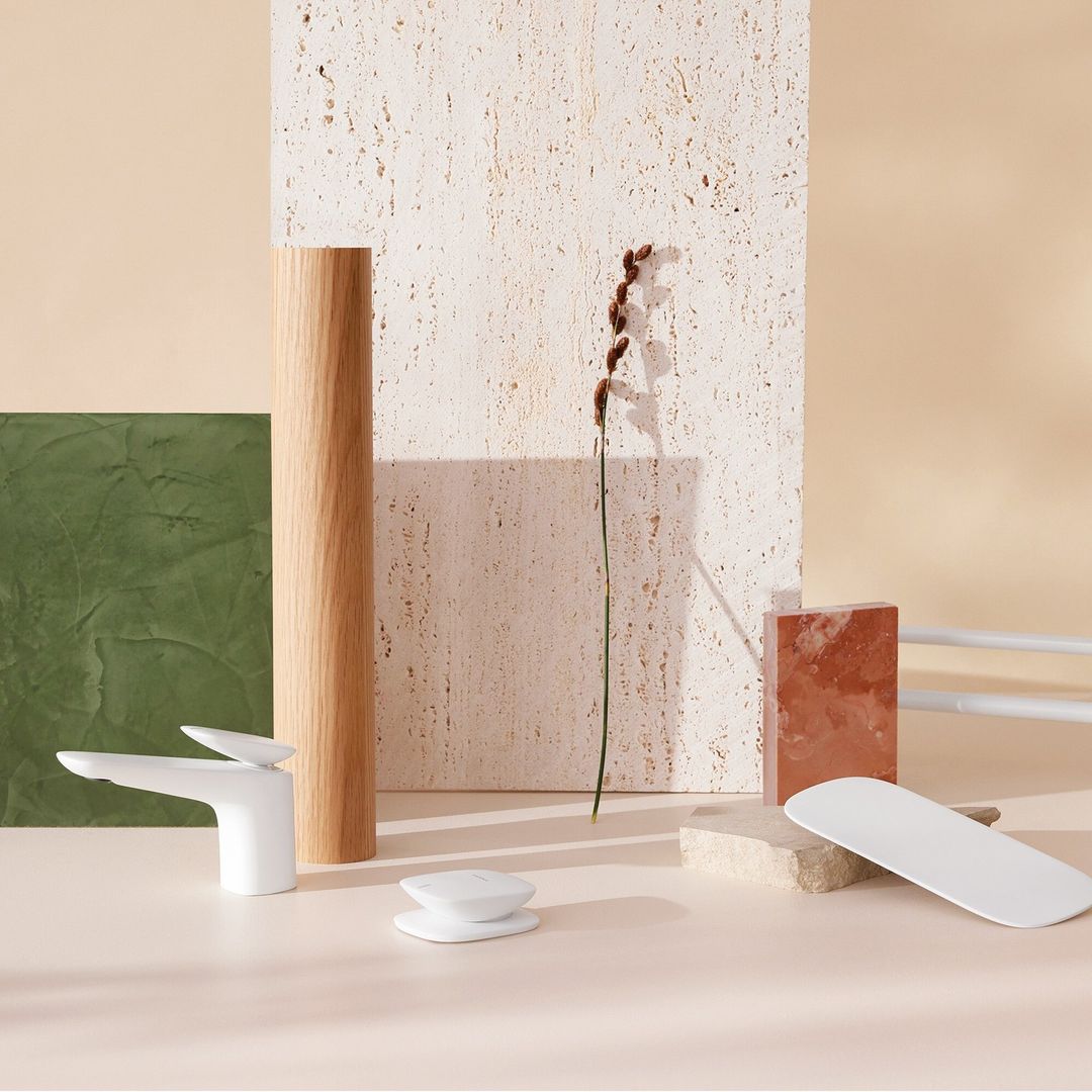 PHOENIX NUAGE BASIN MIXER MATTE WHITE