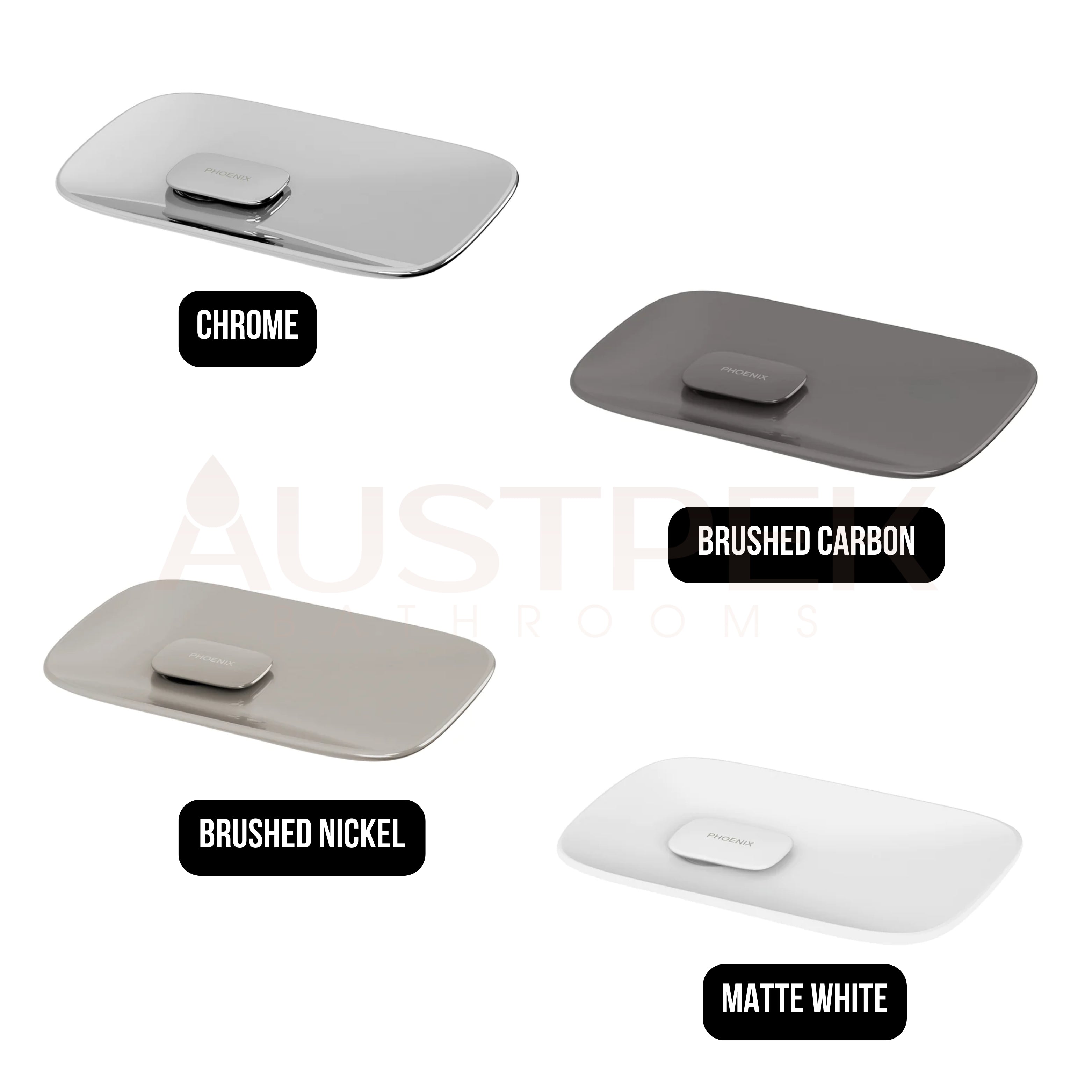 PHOENIX NUAGE SOAP DISH MATTE WHITE 135MM