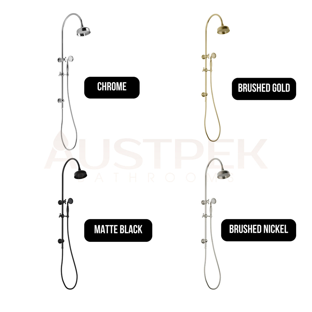 PHOENIX CROMFORD TWIN SHOWER CHROME